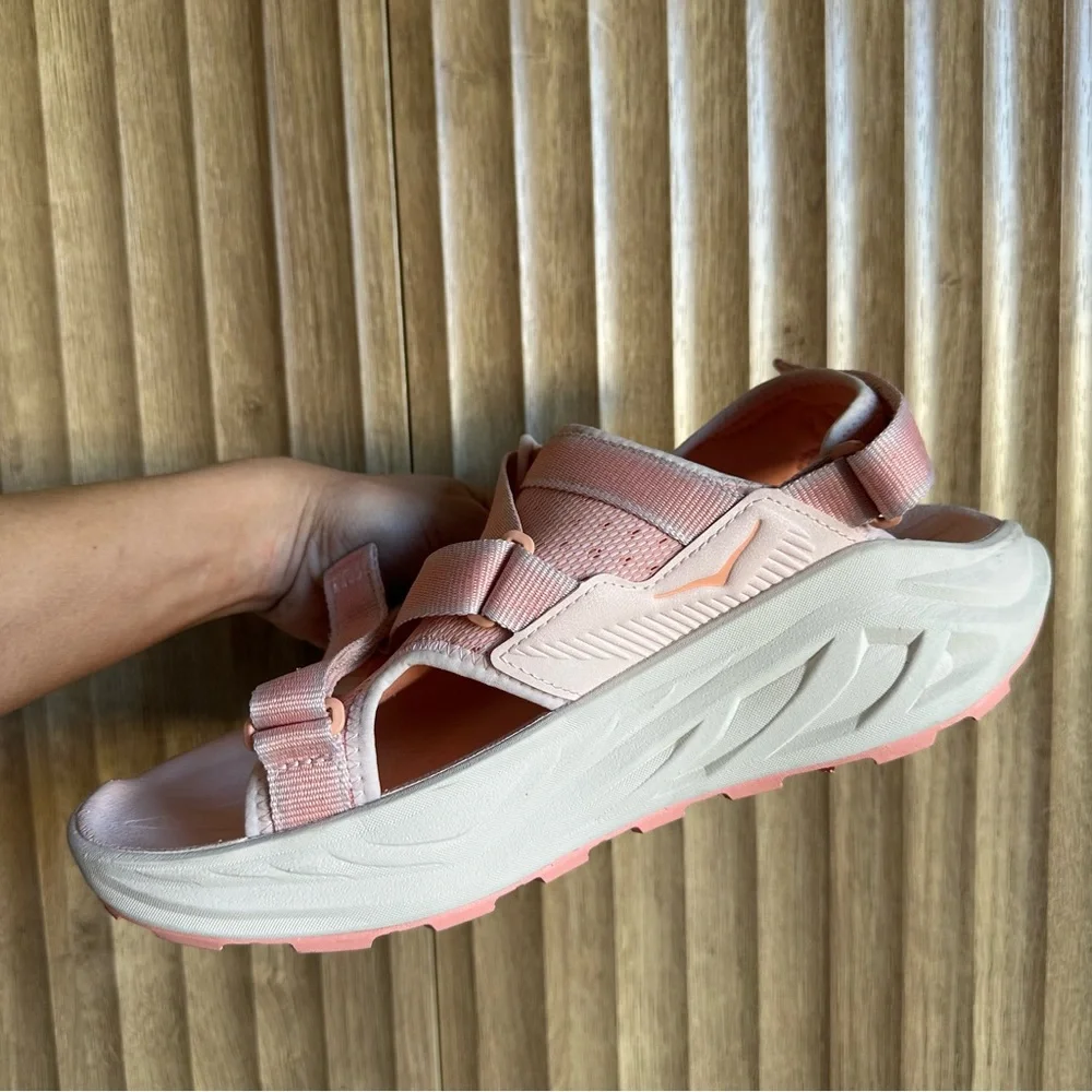 HOKA Pink Infini Hike TC Sandals - Picture 3 of 7